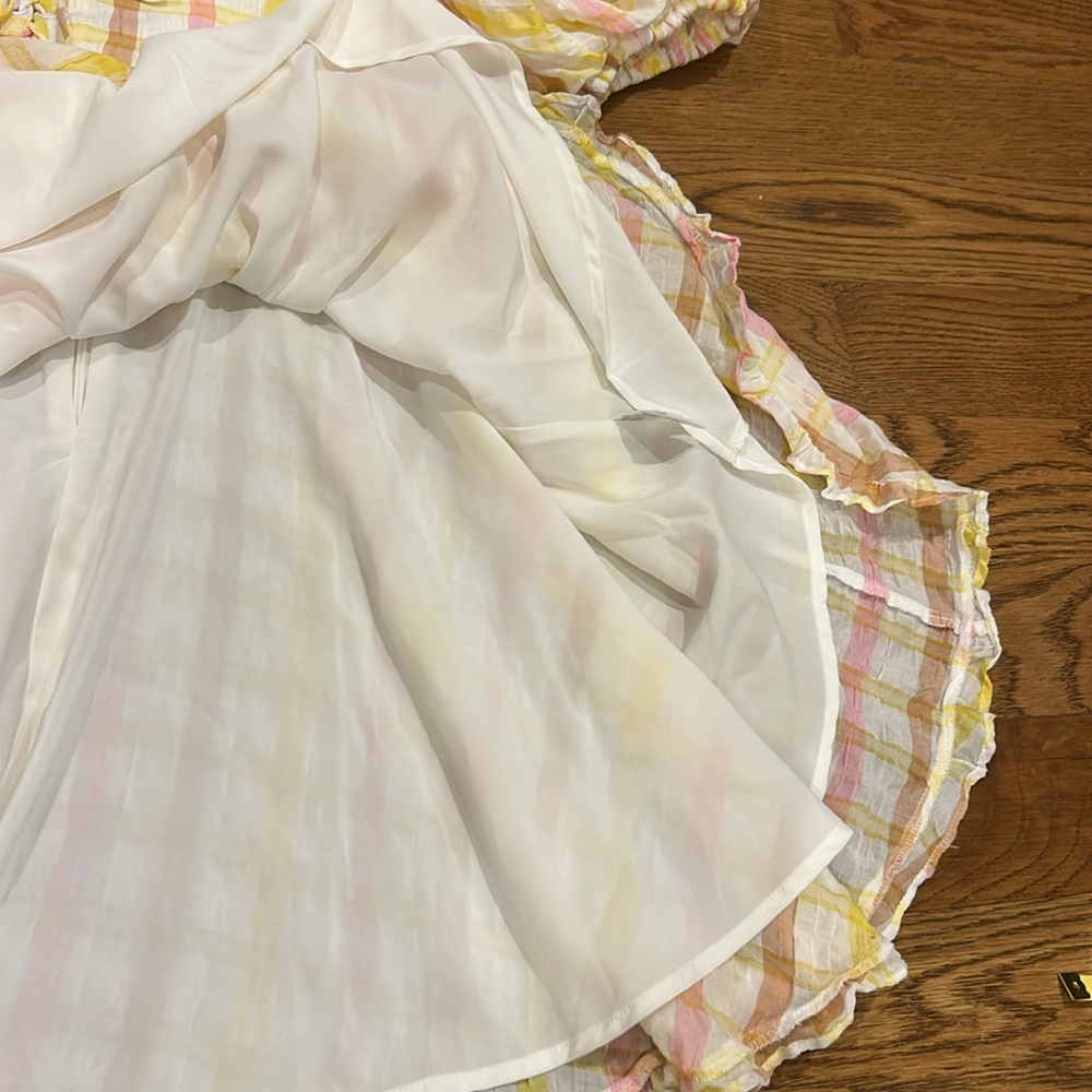 For Love & Lemons Rue Gingham Mini Dress - Picture 14 of 15